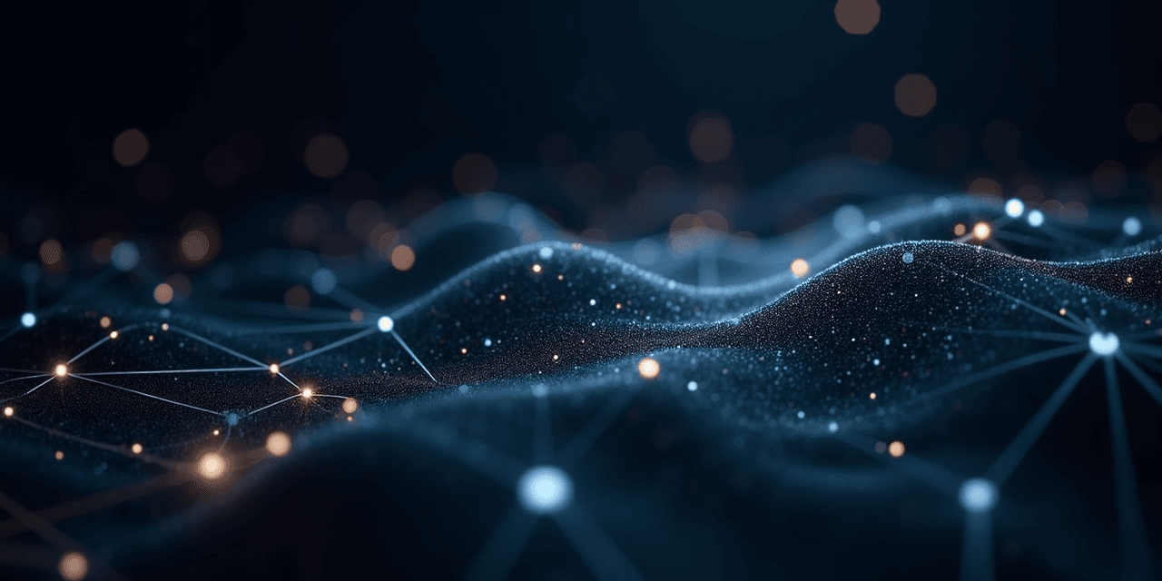 Abstract visualization of interconnected nodes and pathways representing user engagement patterns