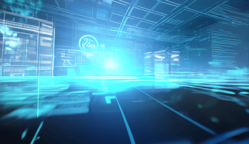 Storyboard sample: Experimental scene with abstract visuals, generated using Wan2.1