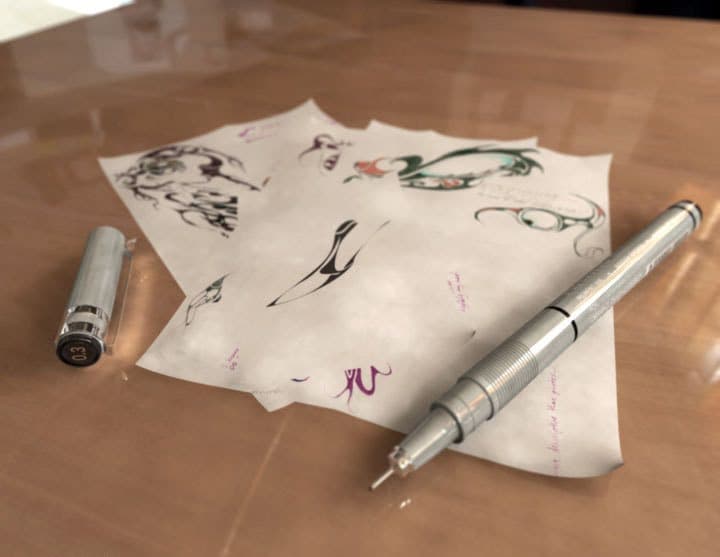 art pen